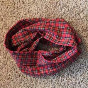 Plaid Infinity Scarf